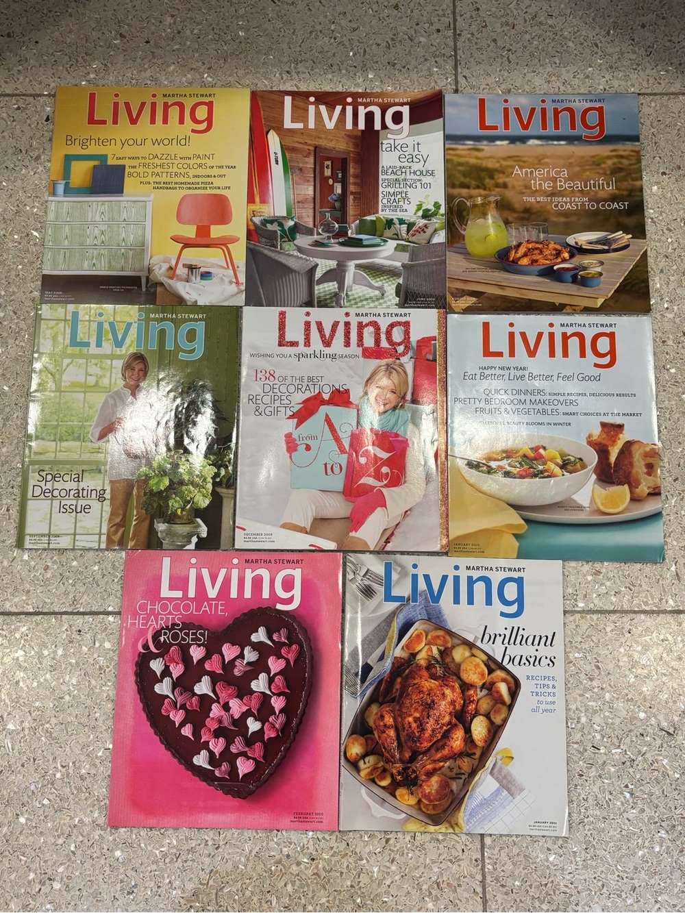 🌸 Martha Stewart Living Magazine
from: 2009 -2011 🌸
